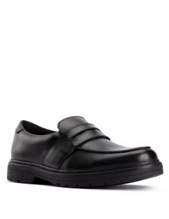 CLARKS Kids' Leather Slip-On School Shoes (Youth Size 3-8)