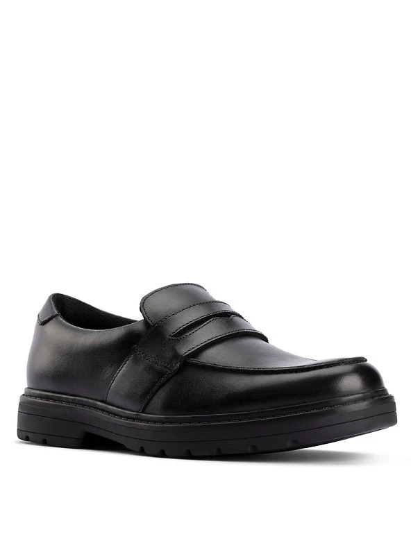 Kids' Leather Slip-On School Shoes (Youth size 3-8) CLARKS Kids' Leather Slip-On School Shoes (Youth Size 3-8) -Cheap School Uniform Store SD 01 T94 3009 Y0 X EC 0