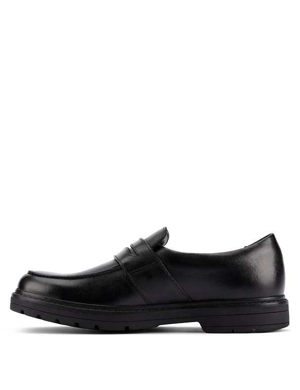 Kids' Leather Slip-On School Shoes (Youth size 3-8) CLARKS Kids' Leather Slip-On School Shoes (Youth Size 3-8) -Cheap School Uniform Store SD 01 T94 3009 Y0 X EC 4