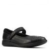 CLARKS Kids' Leather Riptape Mary Jane Shoes (Kid Size 10-2.5) -Cheap School Uniform Store SD 01 T94 3033 Y0 X EC 0