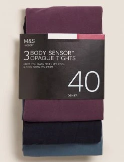M&S Collection 3pk 40 Denier Body Sensor™ Tights 6 M&S Collection 3pk 40 Denier Body Sensor™ Tights -Cheap School Uniform Store SD 02 T60 2208 OI X EC 0