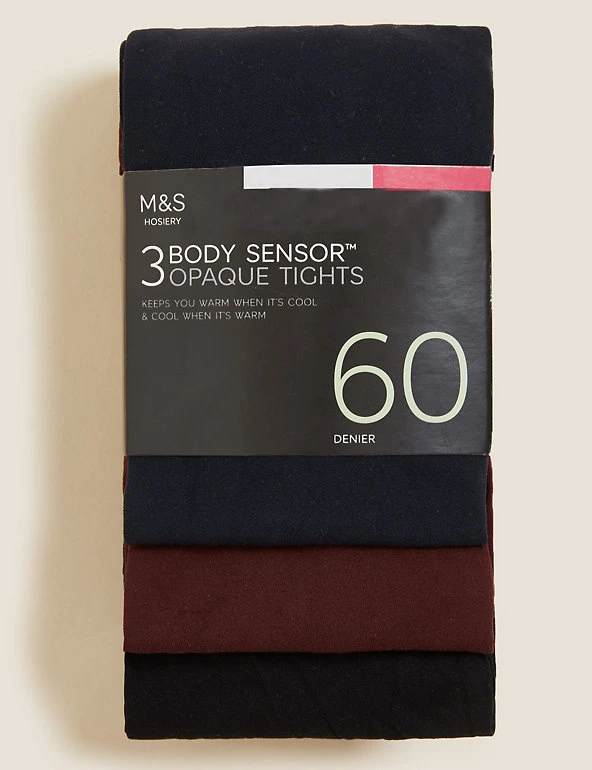 3pk 60 Denier Body Sensor™ Tights M&S Collection 3pk 60 Denier Body Sensor™ Tights -Cheap School Uniform Store SD 02 T60 2209 B6 X EC 0