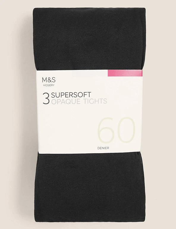 3pk 60 Denier Supersoft Opaque Tights M&S Collection 3pk 60 Denier Supersoft Opaque Tights -Cheap School Uniform Store SD 02 T60 2250 Y0 X EC 0