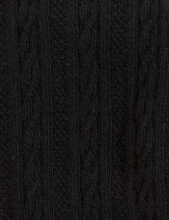3pk of Cable Knit Tights M&S Collection 3pk Of Cable Knit Tights -Cheap School Uniform Store SD 04 T64 2025S Y0 X EC 1