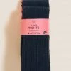 M&S Collection Socks & Tights 3pk Of Cable Knit Tights