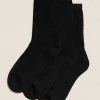 M&S Collection Socks & Tights 3pk Of Ultimate Comfort Socks