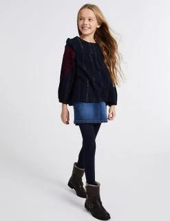 M&S Collection 2pk Wool Thermal Tights -Cheap School Uniform Store SD 04 T64 5717B F0 X EC 5