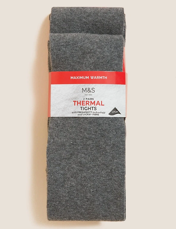 2pk Wool Thermal Tights M&S Collection 2pk Wool Thermal Tights -Cheap School Uniform Store SD 04 T64 5717E T0 X EC 0