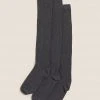 M&S Collection Socks & Tights 3pk Cotton Rich Over The Knee Socks
