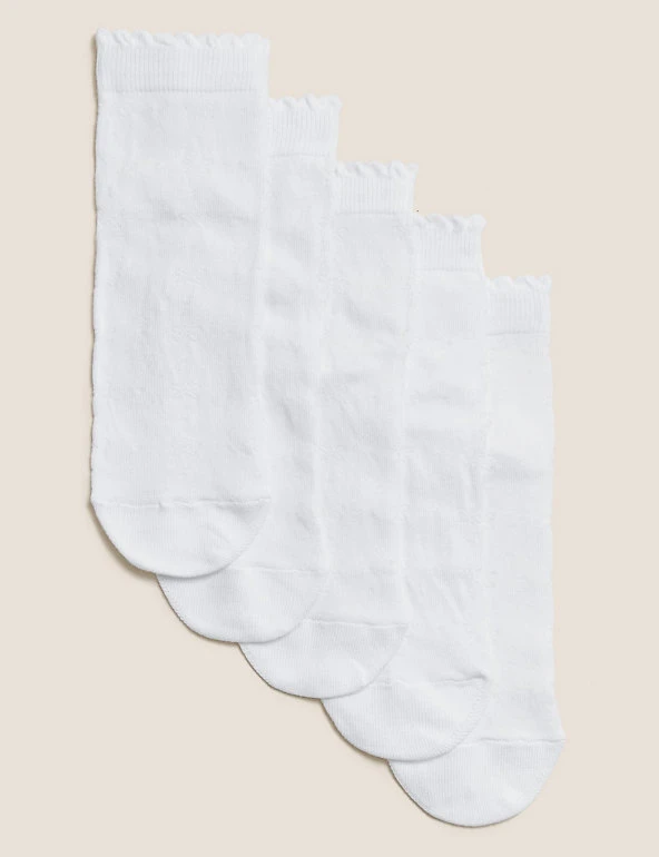 5pk of Butterfly Socks M&S Collection 5pk Of Butterfly Socks -Cheap School Uniform Store SD 04 T64 8076 Z0 X EC 0