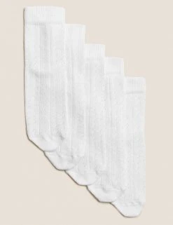 M&S Collection 5pk Of Pelerine Socks