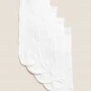 M&S Collection Socks & Tights 5pk Of Short Picot Socks