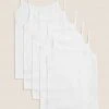M&S Collection Underwear 5 Pack Pure Cotton Camisoles (2-16 Yrs) 2 M&S Collection Underwear 5 Pack Pure Cotton Camisoles (2-16 Yrs) -Cheap School Uniform Store SD 04 T71 1202V Z0 X EC 0