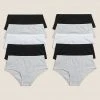 M&S Collection Underwear 10pk Cotton Rich Shorts (2-16 Yrs) -Cheap School Uniform Store SD 04 T71 1206V YT X EC 0