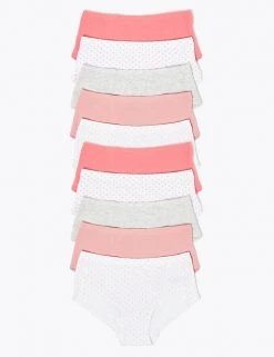 M&S Collection Underwear 10pk Spotted Shorts (2-16 Yrs)