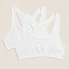 M&S Collection Underwear 2pk Seamfree Crop Tops (9-16 Yrs) -Cheap School Uniform Store SD 04 T71 3374 Z0 X EC 0