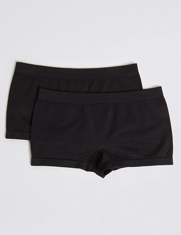 2pk Seamfree Shorts (6-16 Yrs) M&S Collection Underwear 2pk Seamfree Shorts (6-16 Yrs) -Cheap School Uniform Store SD 04 T71 3476S Y0 X EC 1