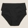 M&S Collection Underwear 2pk Seamfree Bikini Knickers (6-16 Yrs)