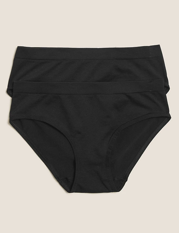 2pk Seamfree Bikini Knickers (6-16 Yrs) M&S Collection Underwear 2pk Seamfree Bikini Knickers (6-16 Yrs) -Cheap School Uniform Store SD 04 T71 3478S Y0 X EC 0