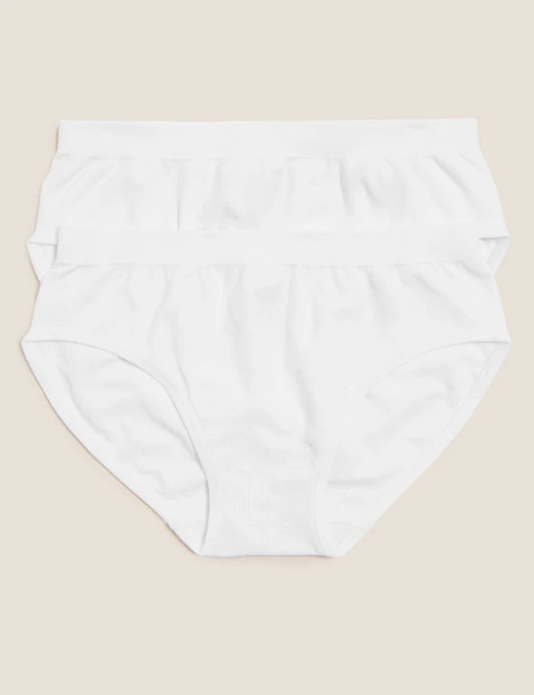 2pk Seamfree Bikini Knickers (6-16 Yrs) M&S Collection Underwear 2pk Seamfree Bikini Knickers (6-16 Yrs) -Cheap School Uniform Store SD 04 T71 3478S Z0 X EC 0