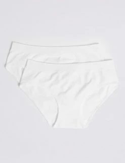 M&S Collection Underwear 2pk Seamfree Bikini Knickers (6-16 Yrs) 4 M&S Collection Underwear 2pk Seamfree Bikini Knickers (6-16 Yrs) -Cheap School Uniform Store SD 04 T71 3478S Z0 X EC 1