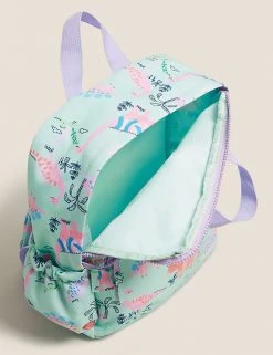 M&S Collection Accessories Kids' Water Repellent Dinosaur Nursery Backpack -Cheap School Uniform Store SD 04 T72 6049D JC X EC 3