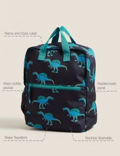 M&S Collection Accessories Kids’ Dinosaur Water Repellent Nursery Backpack 9 M&S Collection Accessories Kids’ Dinosaur Water Repellent Nursery Backpack -Cheap School Uniform Store SD 04 T72 6053J F0 X EC 90
