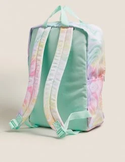 M&S Collection Accessories Kids' Water Repellent Marble Print School Backpack -Cheap School Uniform Store SD 04 T72 6131B ZZ X EC 1