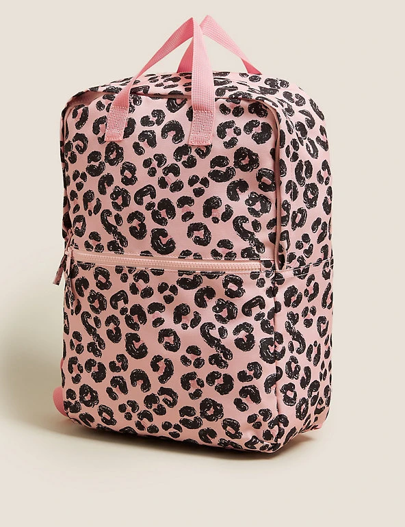 Kids' Water Repellent Leopard School Backpack M&S Collection Accessories Kids' Water Repellent Leopard School Backpack -Cheap School Uniform Store SD 04 T72 6134B A0 X EC 0
