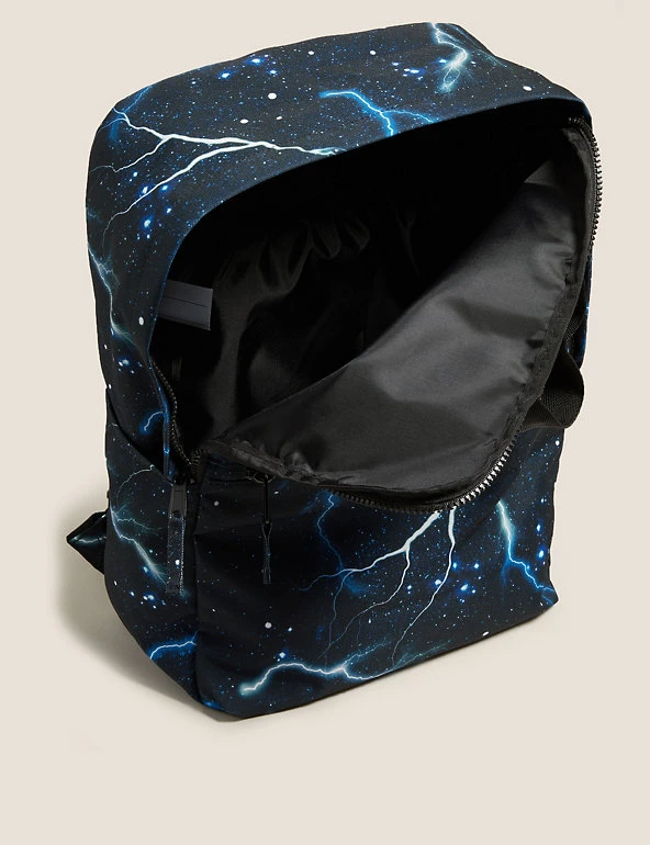 Kids' Water Repellent Lightning Backpack M&S Collection Accessories Kids' Water Repellent Lightning Backpack -Cheap School Uniform Store SD 04 T72 6136F Y0 X EC 3