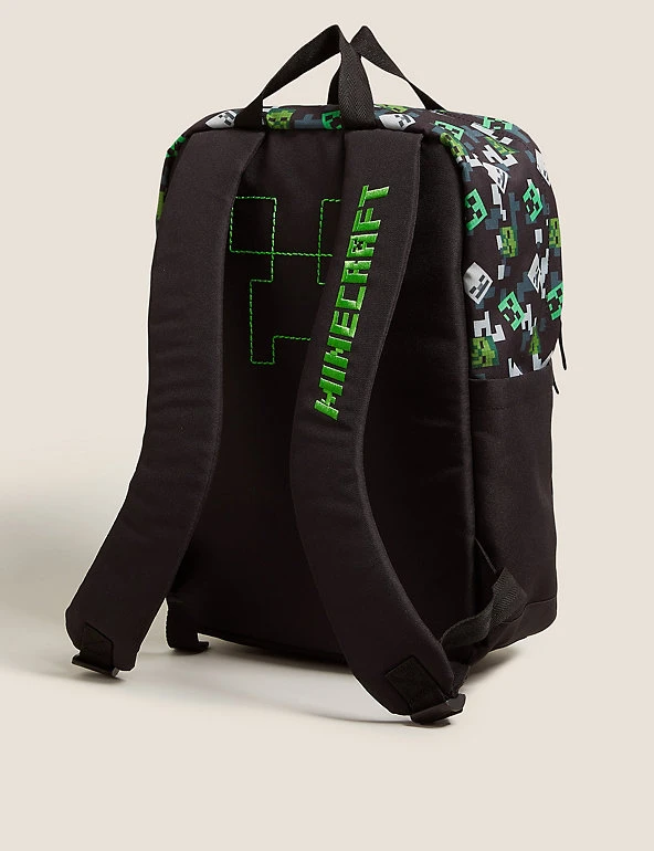 Kids’ Minecraft™ Water Repellent School Backpack M&S Collection Accessories Kids’ Minecraft™ Water Repellent School Backpack -Cheap School Uniform Store SD 04 T72 6137F Y0 X EC 1