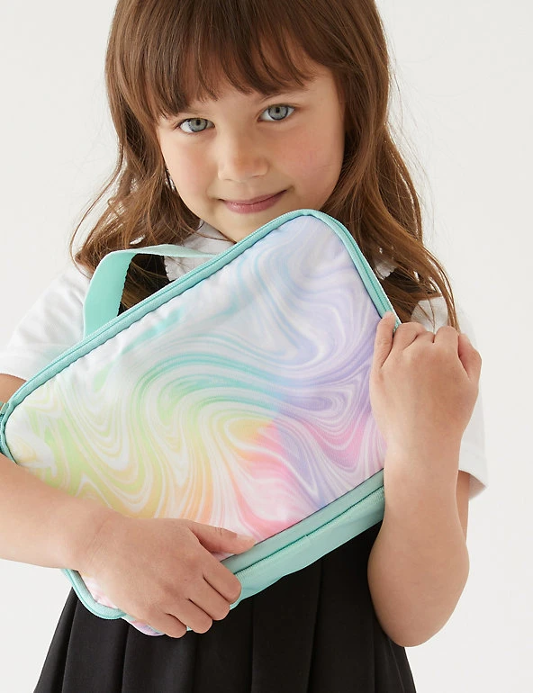 Kids' Marble Print Lunch Box M&S Collection Lunchboxes Kids' Marble Print Lunch Box -Cheap School Uniform Store SD 04 T72 7020B ZZ X EC 1