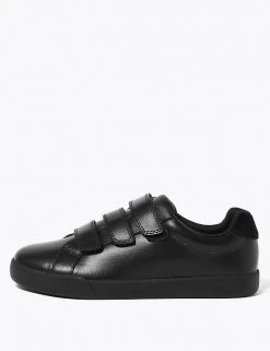 M&S Collection Kids' Leather Riptape School Shoes (13 Small- 9 Large) -Cheap School Uniform Store SD 04 T72 8449B Y0 X EC 1