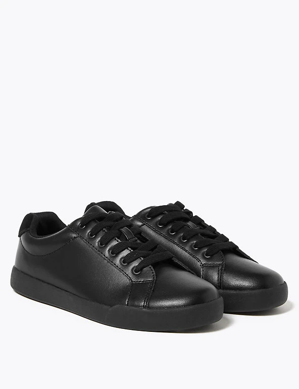 Kids' Leather Freshfeet™ Trainers (13 Small - 9 Large) M&S Collection Footwear Kids' Leather Freshfeet™ Trainers (13 Small - 9 Large) -Cheap School Uniform Store SD 04 T72 8464B Y0 X EC 0