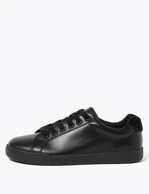 Kids' Leather Freshfeet™ Trainers (13 Small - 9 Large) M&S Collection Footwear Kids' Leather Freshfeet™ Trainers (13 Small - 9 Large) -Cheap School Uniform Store SD 04 T72 8464B Y0 X EC 1