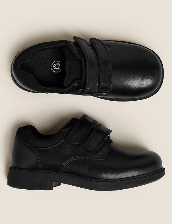 Kids’ Leather Riptape School Shoes (8 Small - 1 Large) M&S Collection Kids’ Leather Riptape School Shoes (8 Small - 1 Large) -Cheap School Uniform Store SD 04 T72 8542B Y0 X EC 1