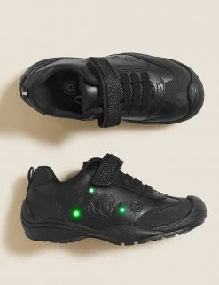 M&S Collection Kids' Leather Light Up Dino School Shoes (8 Small - 1 Large) 11 M&S Collection Kids' Leather Light Up Dino School Shoes (8 Small - 1 Large) -Cheap School Uniform Store SD 04 T72 8548B Y0 X EC 1