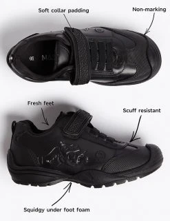 M&S Collection Kids' Leather Light Up Dino School Shoes (8 Small - 1 Large) 15 M&S Collection Kids' Leather Light Up Dino School Shoes (8 Small - 1 Large) -Cheap School Uniform Store SD 04 T72 8548B Y0 X EC 9