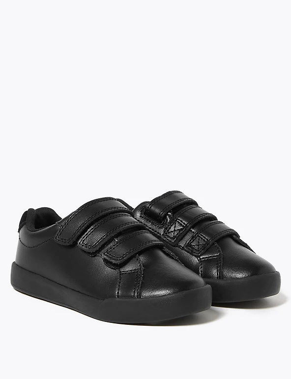 M&S Collection Footwear Kids' Leather Freshfeet™ Trainers (8 Small - 1 Large) 3 M&S Collection Footwear Kids' Leather Freshfeet™ Trainers (8 Small - 1 Large)