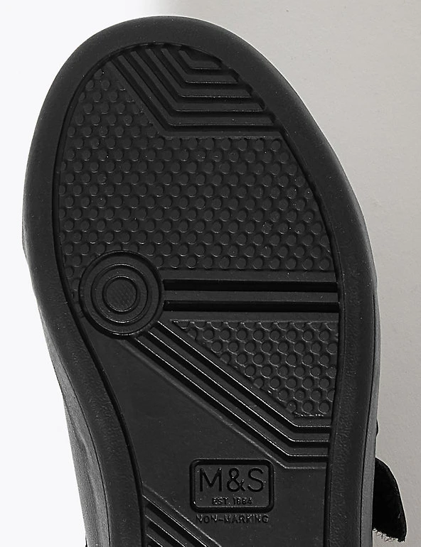 M&S Collection Footwear Kids' Leather Freshfeet™ Trainers (8 Small - 1 Large) 7 M&S Collection Footwear Kids' Leather Freshfeet™ Trainers (8 Small - 1 Large) - Image 5