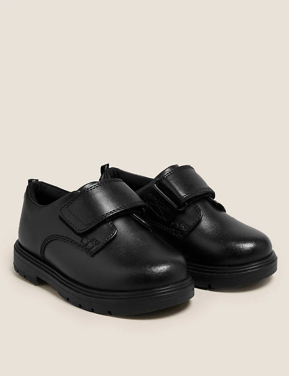 Kids' Leather Riptape School Shoes (8 Small - 1 Large) M&S Collection Kids' Leather Riptape School Shoes (8 Small - 1 Large) -Cheap School Uniform Store SD 04 T72 8558B Y0 X EC 0