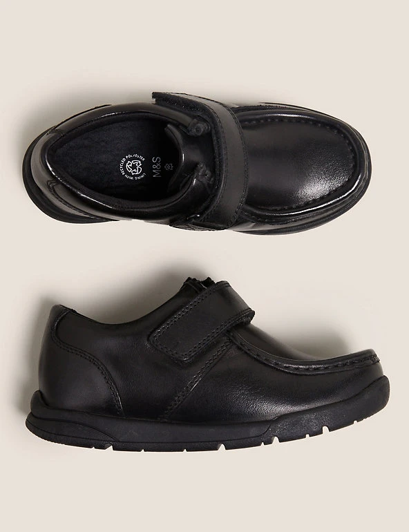 Kids' Leather Riptape School Shoes (8 Small - 1 Large) Kids' Leather Riptape School Shoes (8 Small - 1 Large) -Cheap School Uniform Store SD 04 T72 8589B Y0 X EC 1