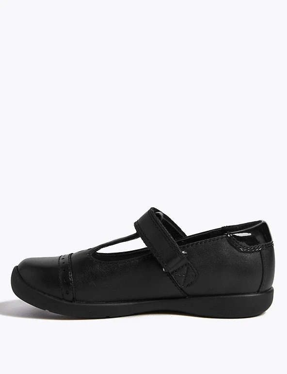 M&S Collection Kids’ Leather T-Bar School Shoes (8 Small - 1 Large) 5 M&S Collection Kids’ Leather T-Bar School Shoes (8 Small - 1 Large) - Image 3