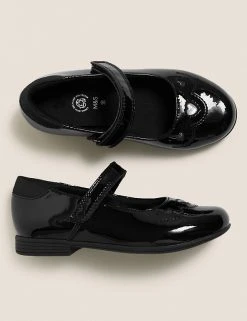 M&S Collection Kids' Leather Riptape School Shoes (8 Small - 1 Large) 4 M&S Collection Kids' Leather Riptape School Shoes (8 Small - 1 Large) -Cheap School Uniform Store SD 04 T72 8665B Y0 X EC 1