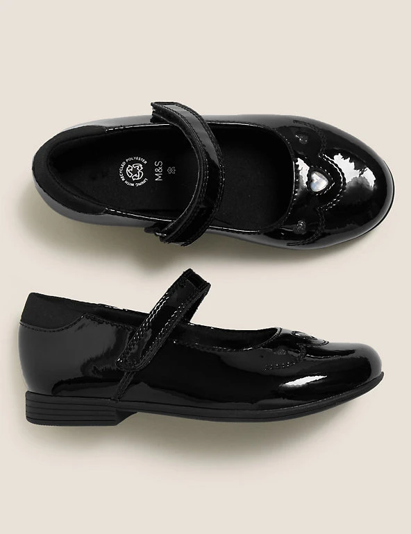 Kids' Leather Riptape School Shoes (8 Small - 1 Large) M&S Collection Kids' Leather Riptape School Shoes (8 Small - 1 Large) -Cheap School Uniform Store SD 04 T72 8665B Y0 X EC 1