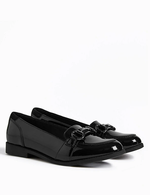 Kids Patent Leather Slip On Loafers (13 Small - 7 Large) M&S Collection Shoes Kids Patent Leather Slip On Loafers (13 Small - 7 Large) -Cheap School Uniform Store SD 04 T72 8751B Y0 X EC 0