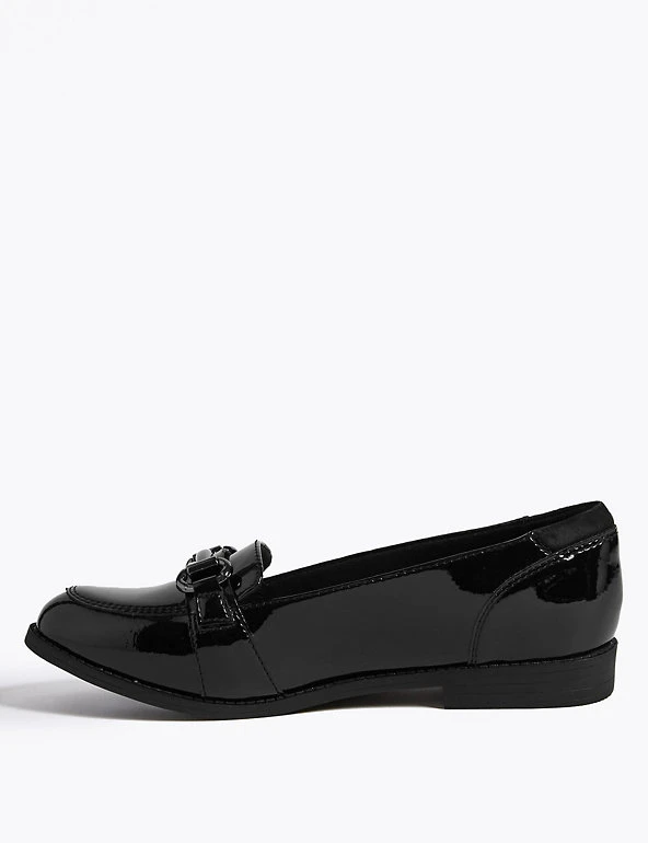 Kids Patent Leather Slip On Loafers (13 Small - 7 Large) M&S Collection Shoes Kids Patent Leather Slip On Loafers (13 Small - 7 Large) -Cheap School Uniform Store SD 04 T72 8751B Y0 X EC 1