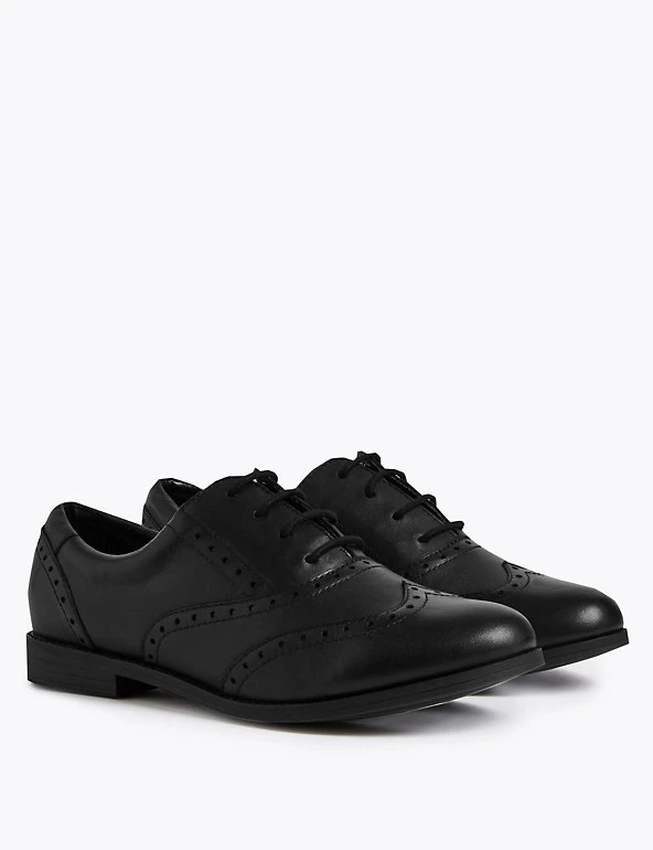 M&S Collection Kids’ Leather Lace-up Brogues School Shoes (13 Small - 7 Large) 3 M&S Collection Kids’ Leather Lace-up Brogues School Shoes (13 Small - 7 Large)