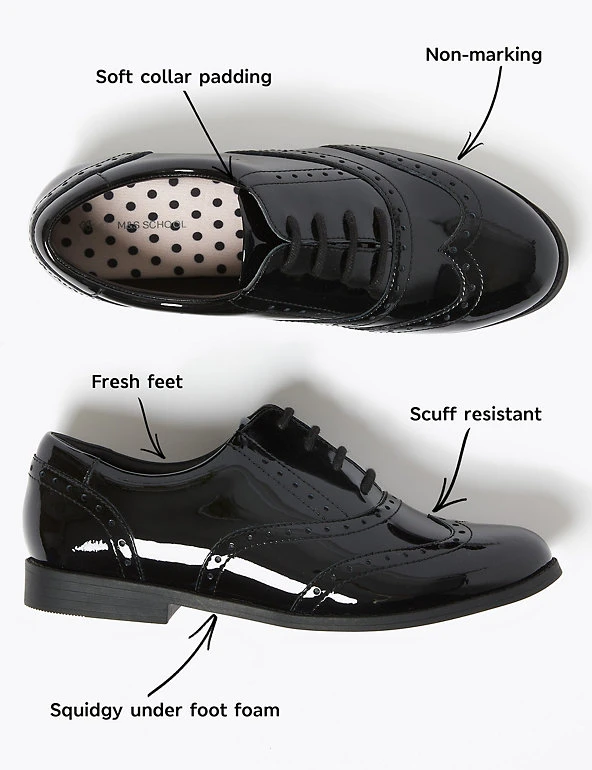 Kids' Leather Freshfeet™ School Shoes (13 Small - 7 Large) M&S Collection Kids' Leather Freshfeet™ School Shoes (13 Small - 7 Large) -Cheap School Uniform Store SD 04 T72 8756B Y0 X EC 9