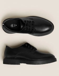M&S Collection Kid’s Leather Freshfeet™ School Shoes (13 Small - 9 Large) -Cheap School Uniform Store SD 04 T72 8769B Y0 X EC 1